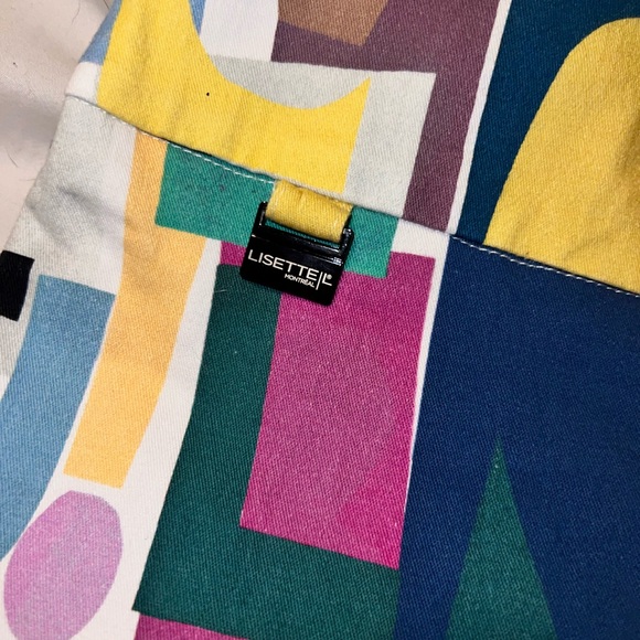 Lisette Multi Color Crop Pants • Graphic • Colorful • Size 12 - Picture 2 of 4